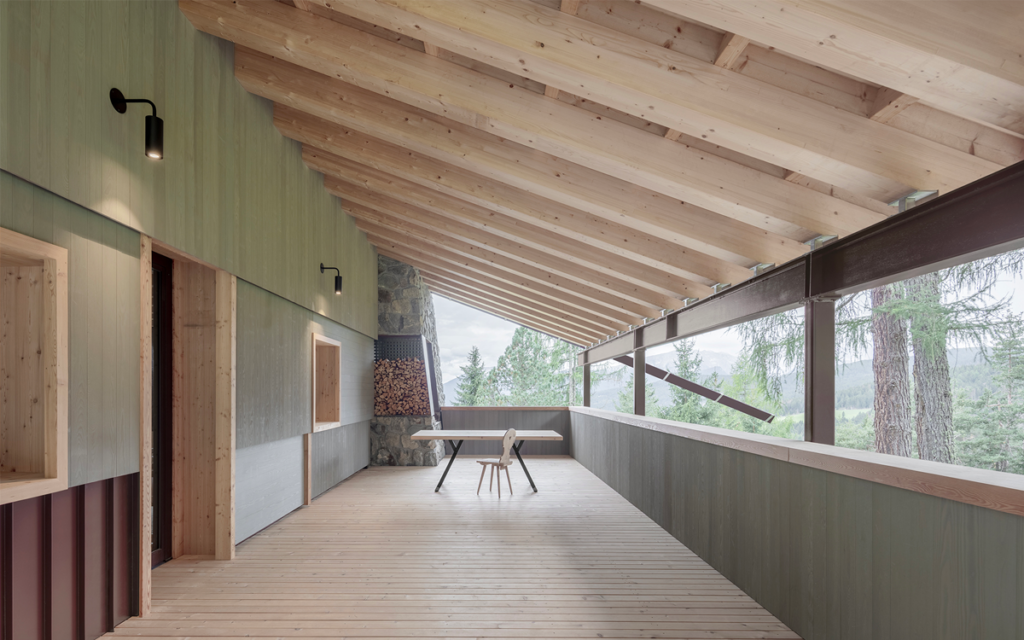 klimahouse 2025 wood architectural prize, il progetto di Michaela Wolf costruire intorno - casa p.